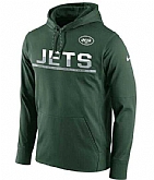Men's New York Jets Nike Sideline Circuit Pullover Performance Hoodie - Green FengYun,baseball caps,new era cap wholesale,wholesale hats